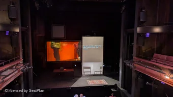 Royal Court Theatre Circle B13 view from seat photo