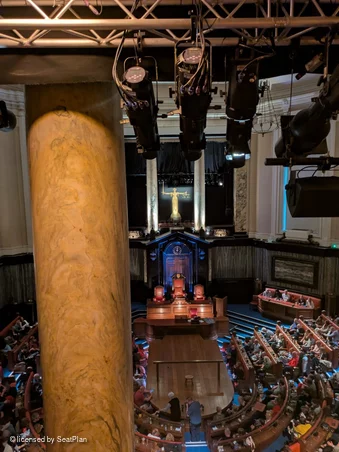 London County Hall Central Gallery D21 view from seat photo