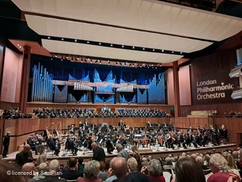 Royal Festival Hall Front Stalls S31 view from seat photo