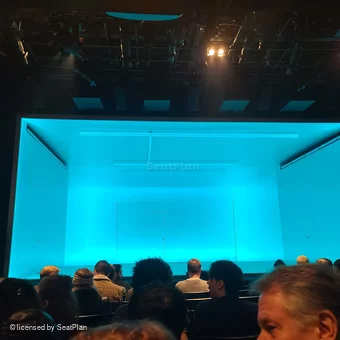 Lucille Lortel Theatre Orchestra H108 view from seat photo