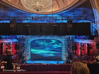 Broadway Theatre Rear Mezzanine B117 view from seat photo