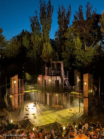 Regent's Park Open Air Theatre Upper Left U34 view from seat photo