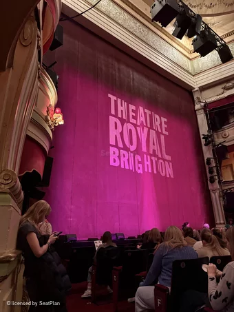 Theatre Royal Brighton Stalls J1 view from seat photo