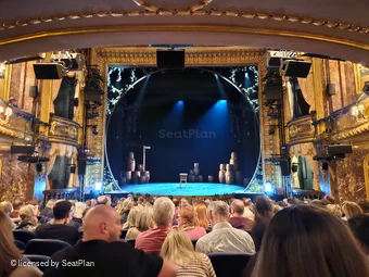 Theatre Royal Haymarket Stalls R9 view from seat photo