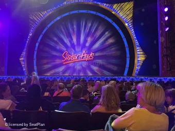 Dominion Theatre Stalls J17 view from seat photo