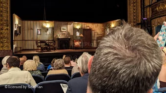 Theatre Royal Haymarket Stalls K16 view from seat photo