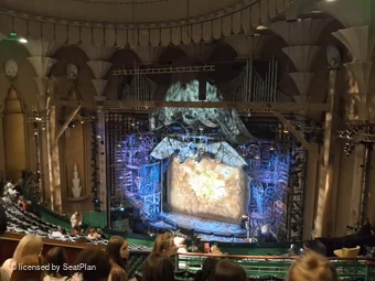 Apollo Victoria Theatre Dress Circle O7 view from seat photo