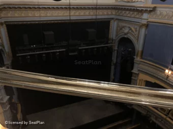 Harold Pinter Theatre Balcony A17 view from seat photo