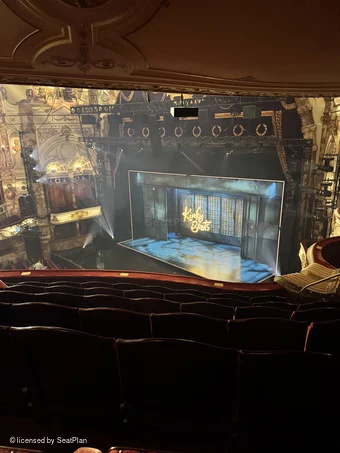 London Coliseum Upper Circle G2 view from seat photo