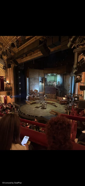 Walter Kerr Theatre Mezzanine B24 view from seat photo