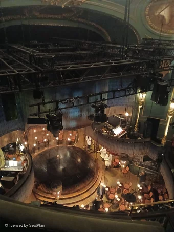 Playhouse Theatre Upper Circle D15 view from seat photo