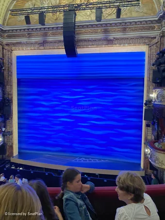 Novello Theatre Grand Circle C7 view from seat photo