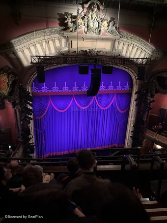 Lyceum Theatre Balcony D3 view from seat photo