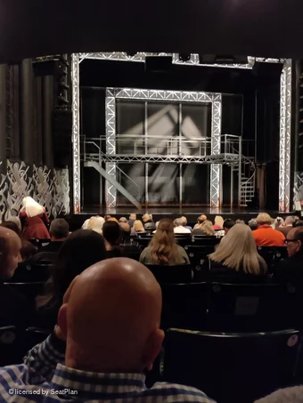 Trafalgar Theatre Stalls M21 view from seat photo