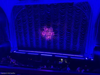 Lunt-Fontanne Theatre Front Mezzanine A113 view from seat photo