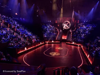 Canary Wharf Theatre District 2 F88 view from seat photo