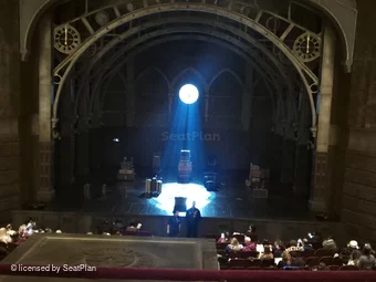 Lyric Theatre Dress Circle C113 view from seat photo