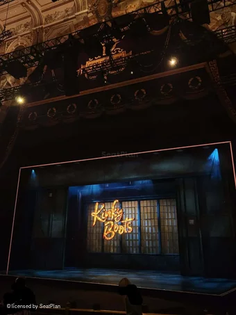 London Coliseum Stalls K3 view from seat photo