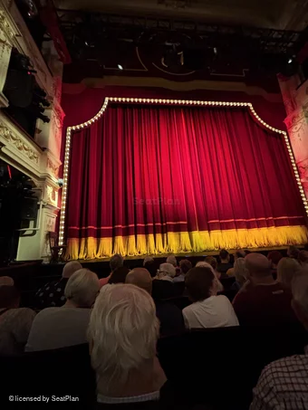 Garrick Theatre Stalls D14 view from seat photo