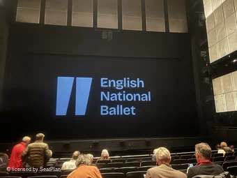 Sadler's Wells Stalls J20 view from seat photo