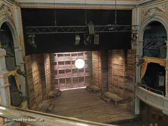 Harold Pinter Theatre Royal Circle A15 view from seat photo