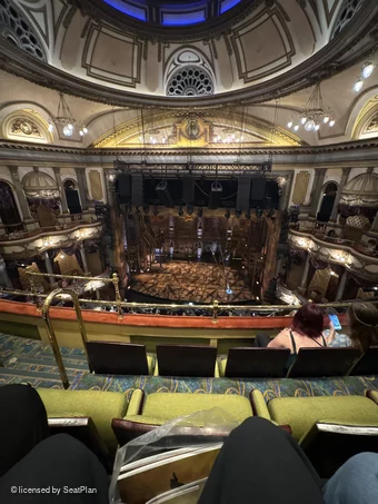 Victoria Palace Theatre Grand Circle C18 view from seat photo