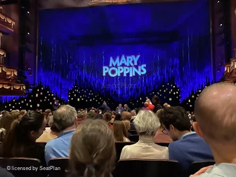 Prince Edward Theatre Stalls U15 view from seat photo