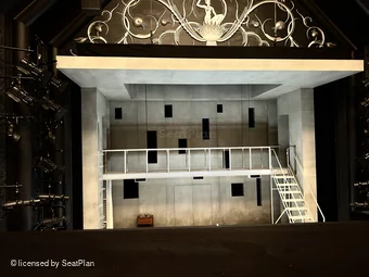 Trafalgar Theatre Dress Circle A18 view from seat photo