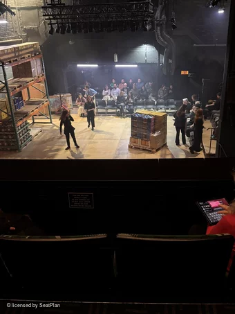 Trafalgar Theatre Dress Circle C9 view from seat photo