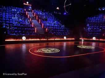 Troubadour Canary Wharf Theatre District 6 A74 view from seat photo