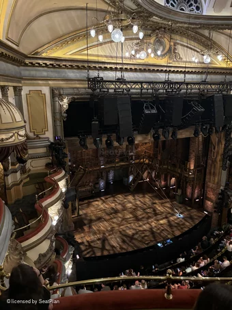 Victoria Palace Theatre Grand Circle C39 view from seat photo