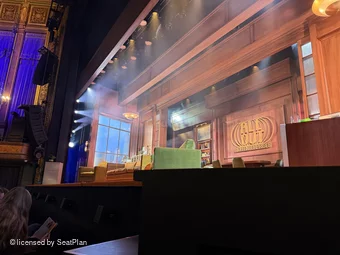 Nederlander Theatre Orchestra A8 view from seat photo