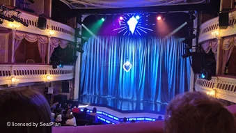 Criterion Theatre Dress Circle B11 view from seat photo