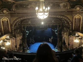 Theatre Royal Haymarket Upper Circle E13 view from seat photo
