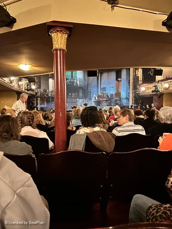 Lyric Theatre Stalls U18 view from seat photo