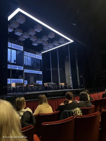 Peacock Theatre Stalls E30 view from seat photo