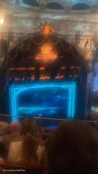 London Coliseum Balcony D33 view from seat photo
