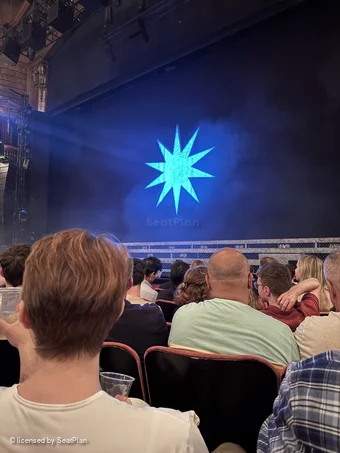 London Palladium Stalls H10 view from seat photo