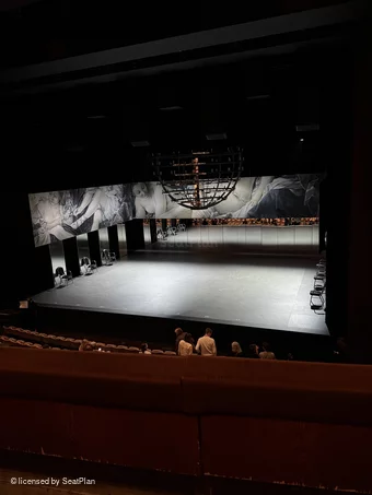 National Theatre - Lyttelton Circle B5 view from seat photo
