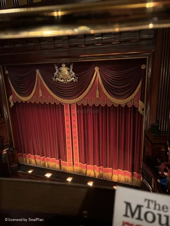 St Martin's Theatre Upper Circle A17 view from seat photo