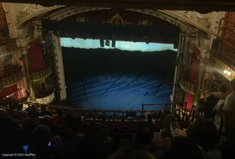 New Wimbledon Theatre Upper Circle L12 view from seat photo