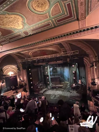 Walter Kerr Theatre Mezzanine F8 view from seat photo