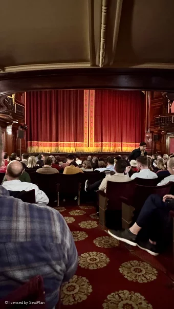 St Martin's Theatre Stalls L4 view from seat photo