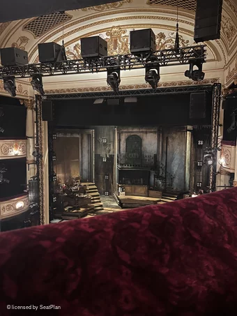 Lyric Theatre Grand Circle A18 view from seat photo