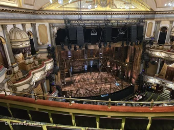 Victoria Palace Theatre Grand Circle D31 view from seat photo