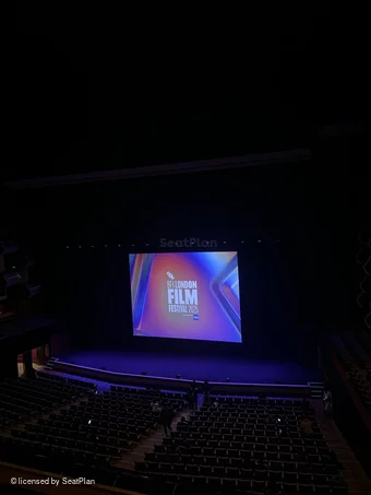 Royal Festival Hall Balcony E8 view from seat photo