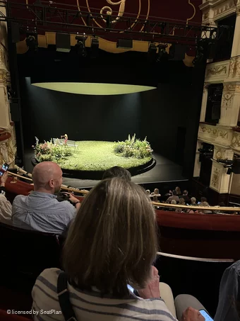 Garrick Theatre Dress Circle C21 view from seat photo