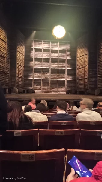 Harold Pinter Theatre Stalls J13 view from seat photo