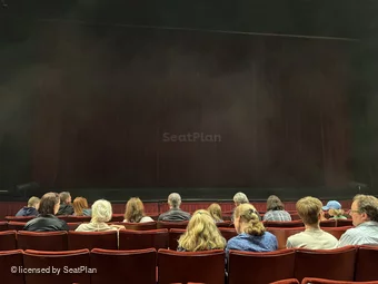 Peacock Theatre Stalls H18 view from seat photo