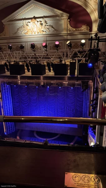 Vaudeville Theatre Upper Circle A15 view from seat photo